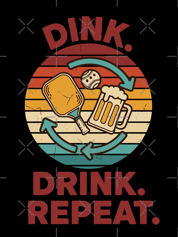 Pickleball Funny Player Pickle Ball Dink Drink by LuminOrb