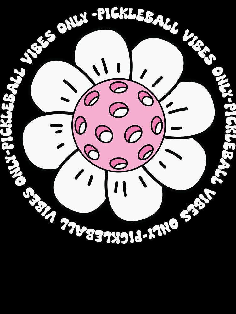 Pickleball Flower by ShortnezDoodles
