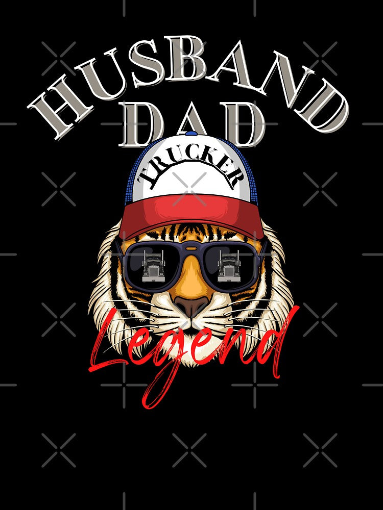 Husband, Dad, Trucker, Legend by emoney14