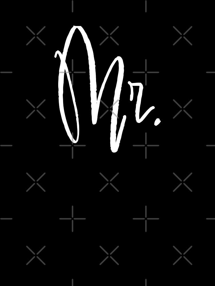 Mr. - Script - white by cgaites