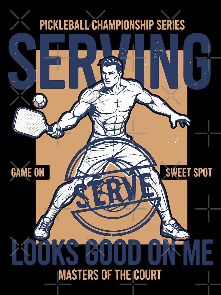 Pickleball Serving Looks Good On Me Funny Player by LuminOrb