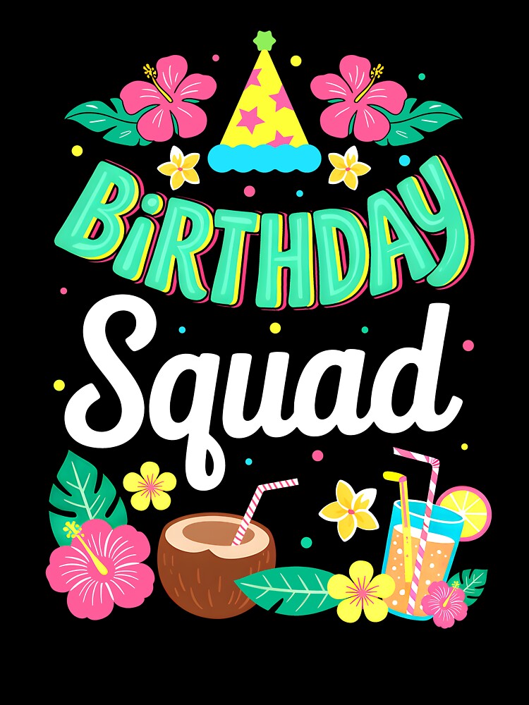 Hawaii Birthday Squad Aloha Hawaiian Luan Party by KarimSoCute