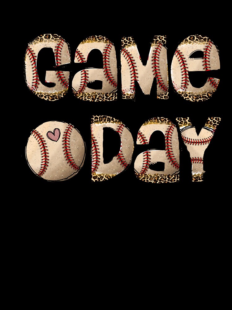 Game Day Baseball Sublimation, Baseball Leopard Letter Png, Baseball Png, Baseball Game Day Sublimation, Baseball Png, Baseball Leopard Png by Peerda