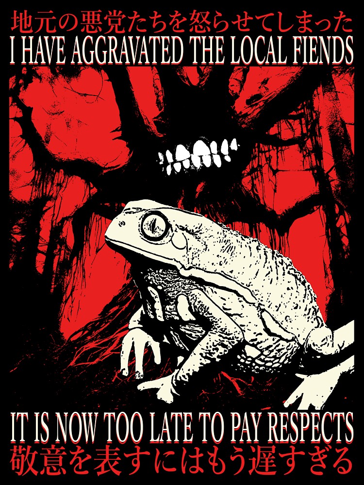 I Have Aggravated The Local Fiends Frog by VintageMedatsu