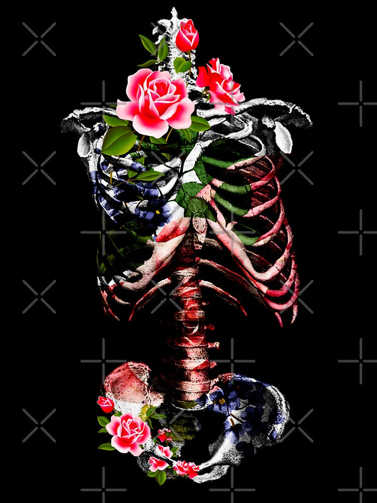 Aesthetic Gothic Cottagecore skeleton by Gothic Fantasy