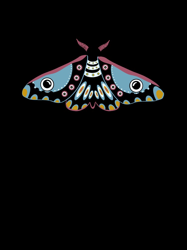 Cute moth | pretty bug drawing by LichiShop