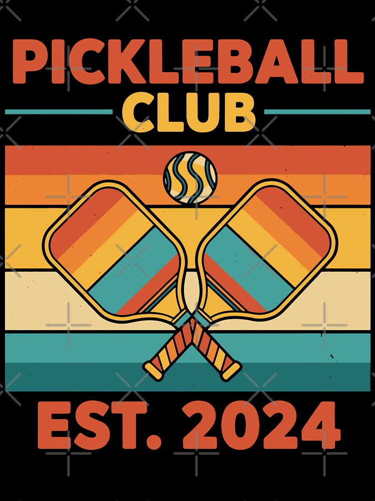 Pickleball Club Est 2024 Funny Player Pickle Ball by LuminOrb