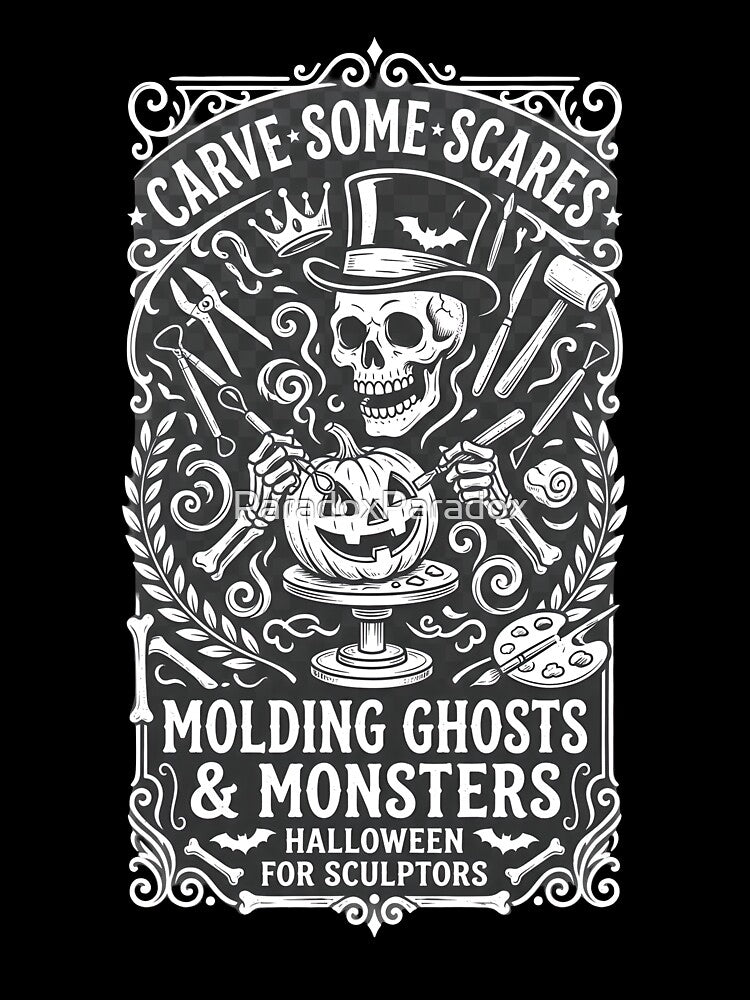 Molding ghosts & monsters - Halloween for sculptors by ParadoxParadox