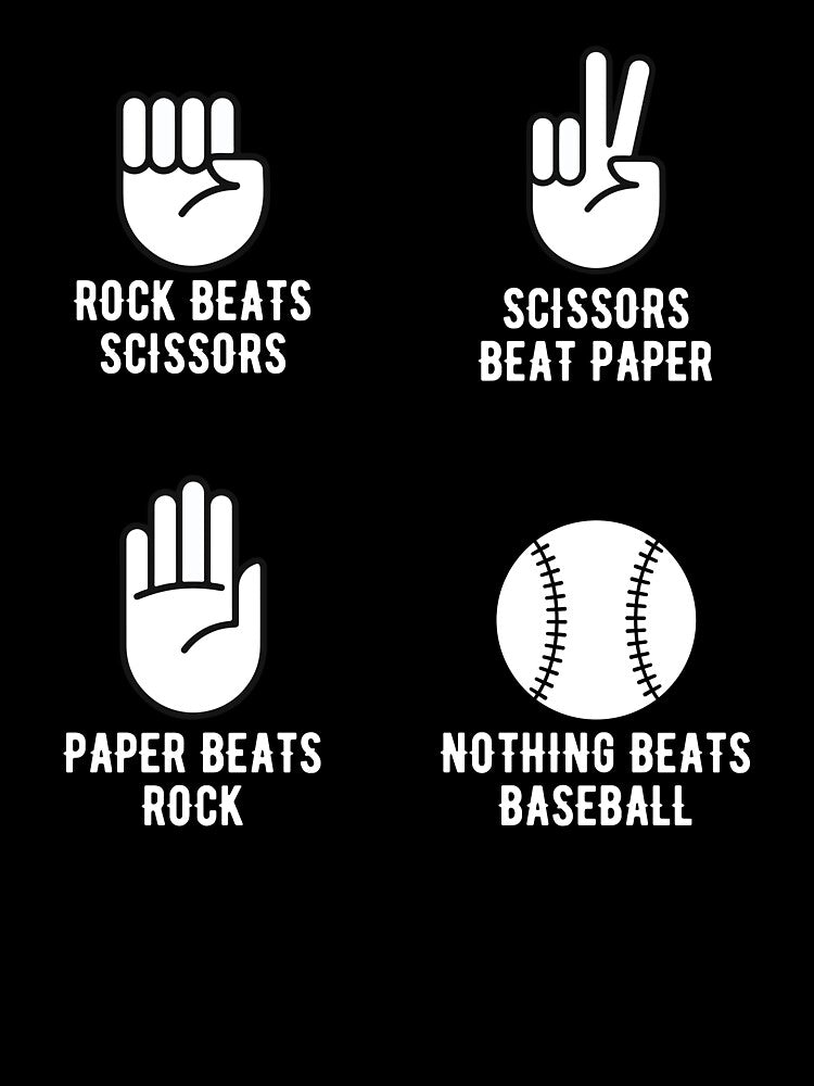 Nothing Beats Baseball by TendyTees