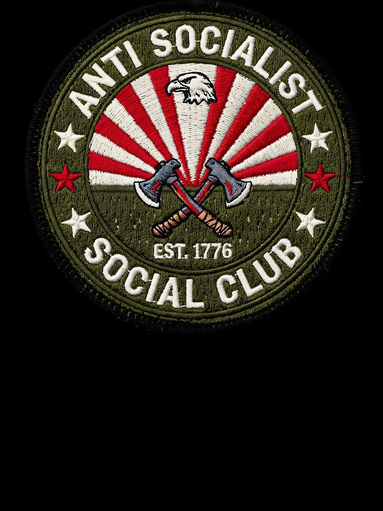 Anti Socialist Social Club Anti Socialism Funny Political Meme by Redgiant87x