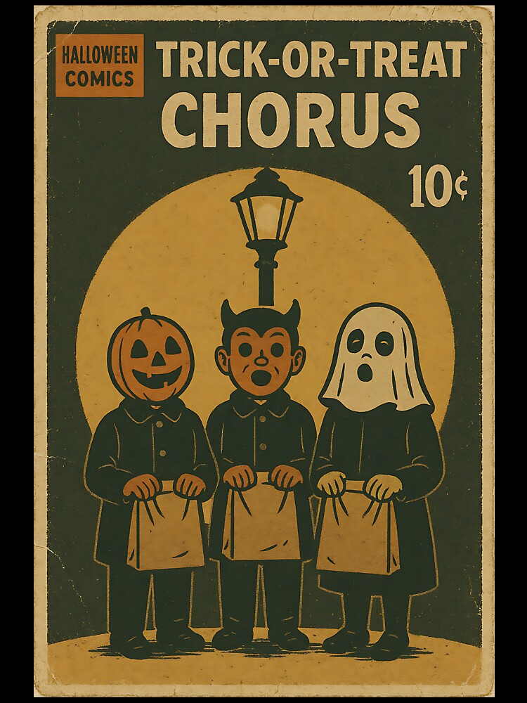 Vintage Halloween Cover: Trick-or-treat chorus by bapupa
