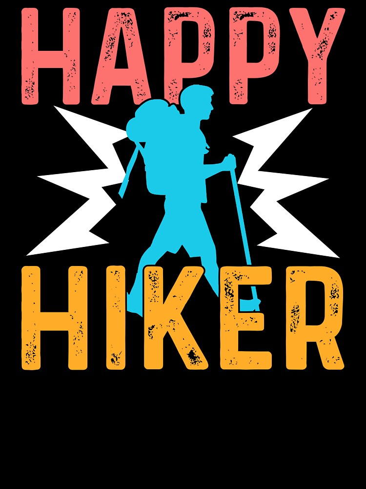 Hiking Happy Hiker by UnknownArtistt
