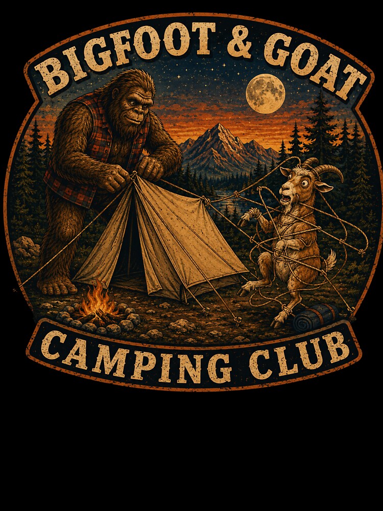 Bigfoot & Goat Camping Club – Tent Trouble by NicheBloom