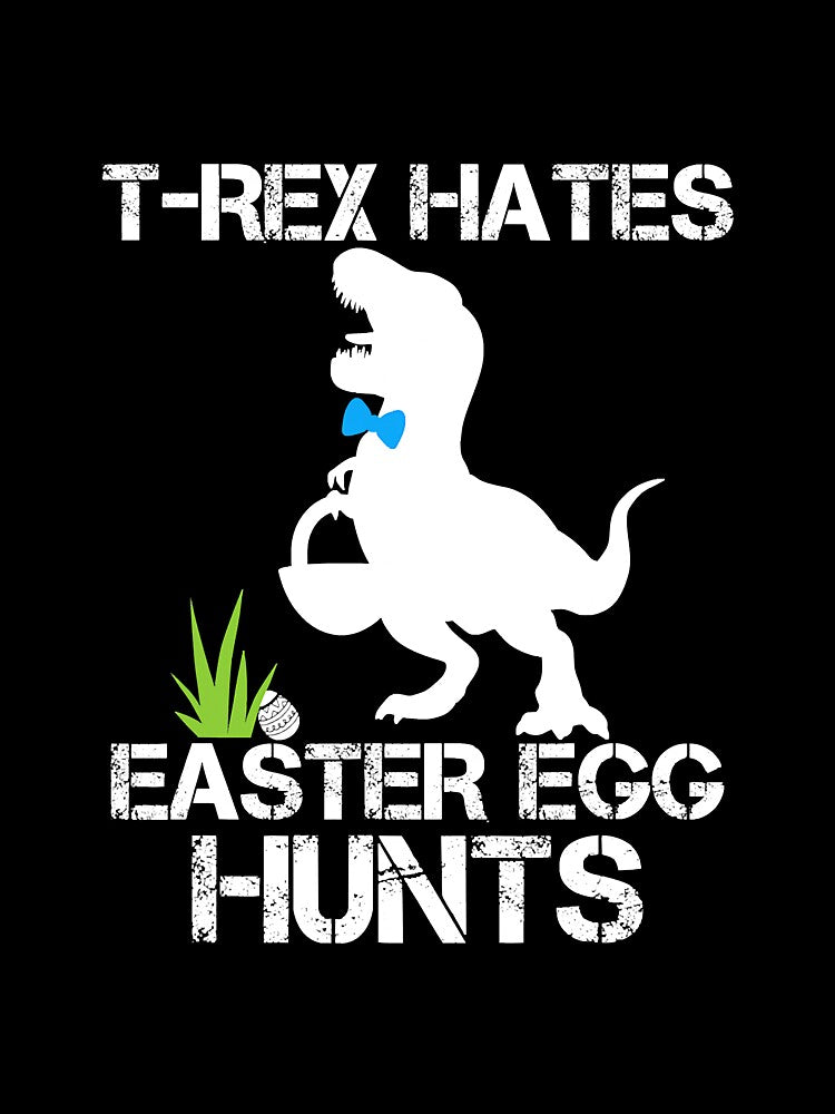 Trex Hates Easter Egg Hunts Funny by SkyCloudBlue