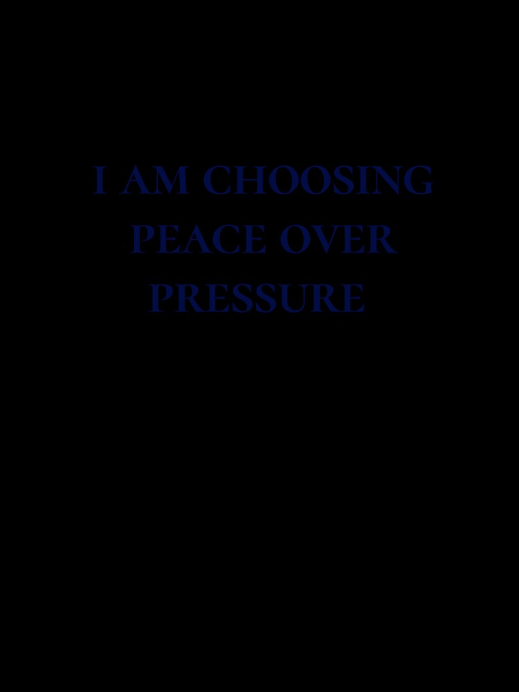 Choosing Peace Over Pressure – Soft Life Mental Health Shirt by Nazaja123