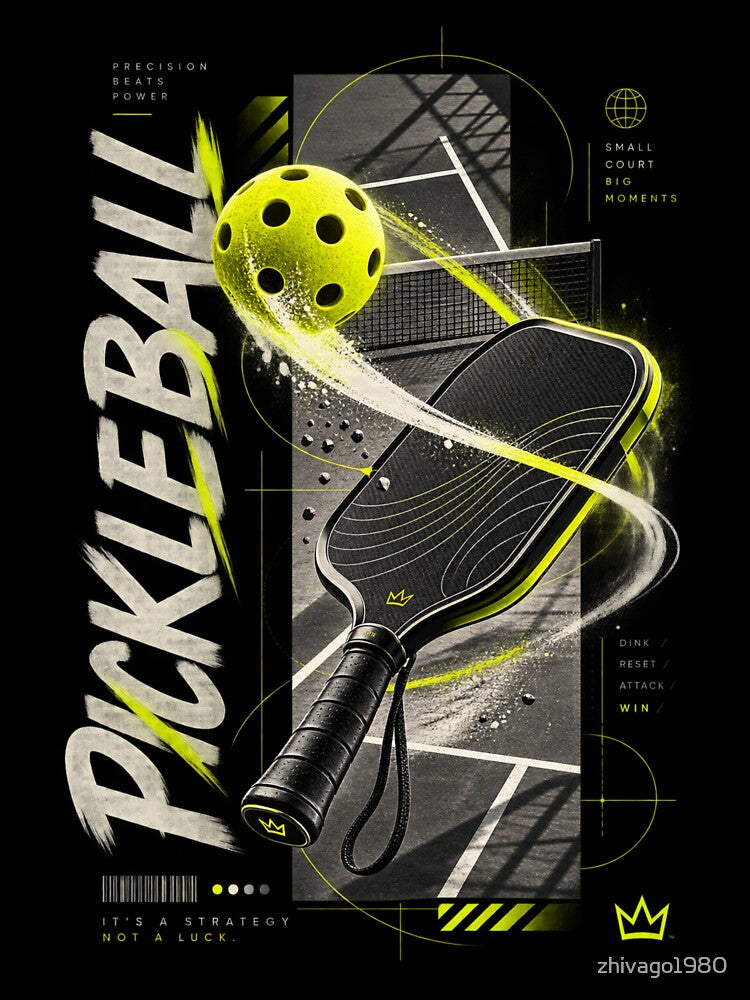 Precision Beats Power Pickleball by zhivago1980
