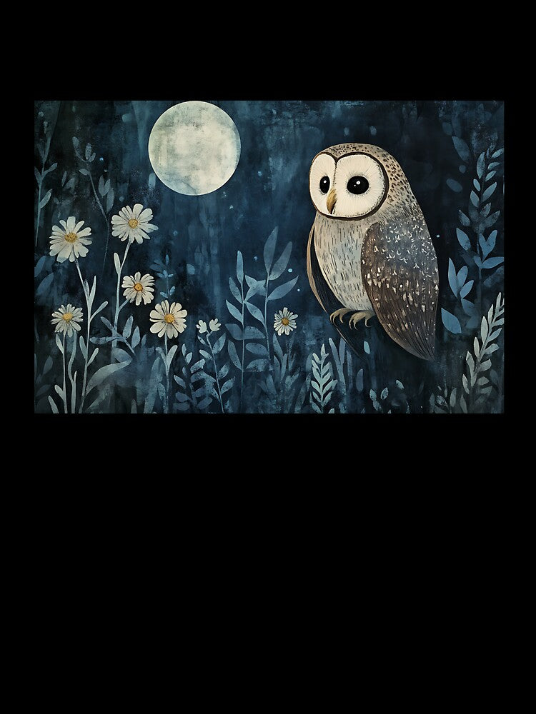 Magical Cottagecore: Moonlit Owl Garden by bapupa
