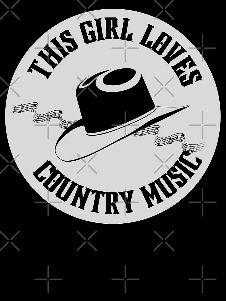 this girl loves country music by art-and-sticker