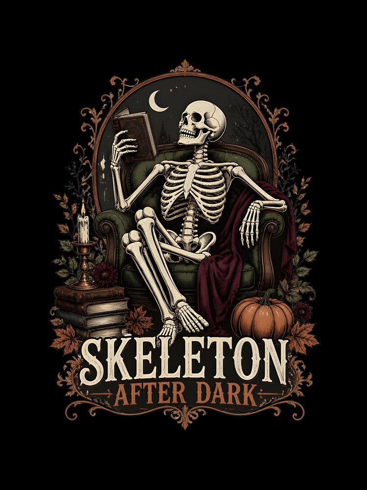 Skeleton After Dark by OliviaHayesArt