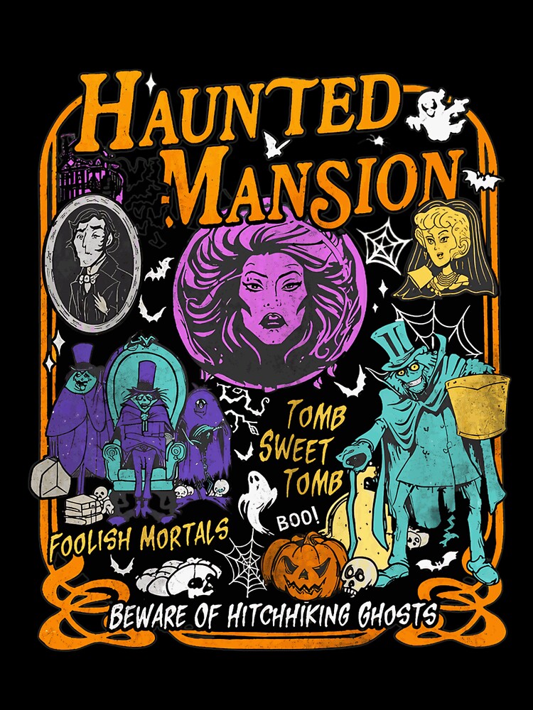 Spooky Ghosts Haunted House Vintage by MichaelKi32145