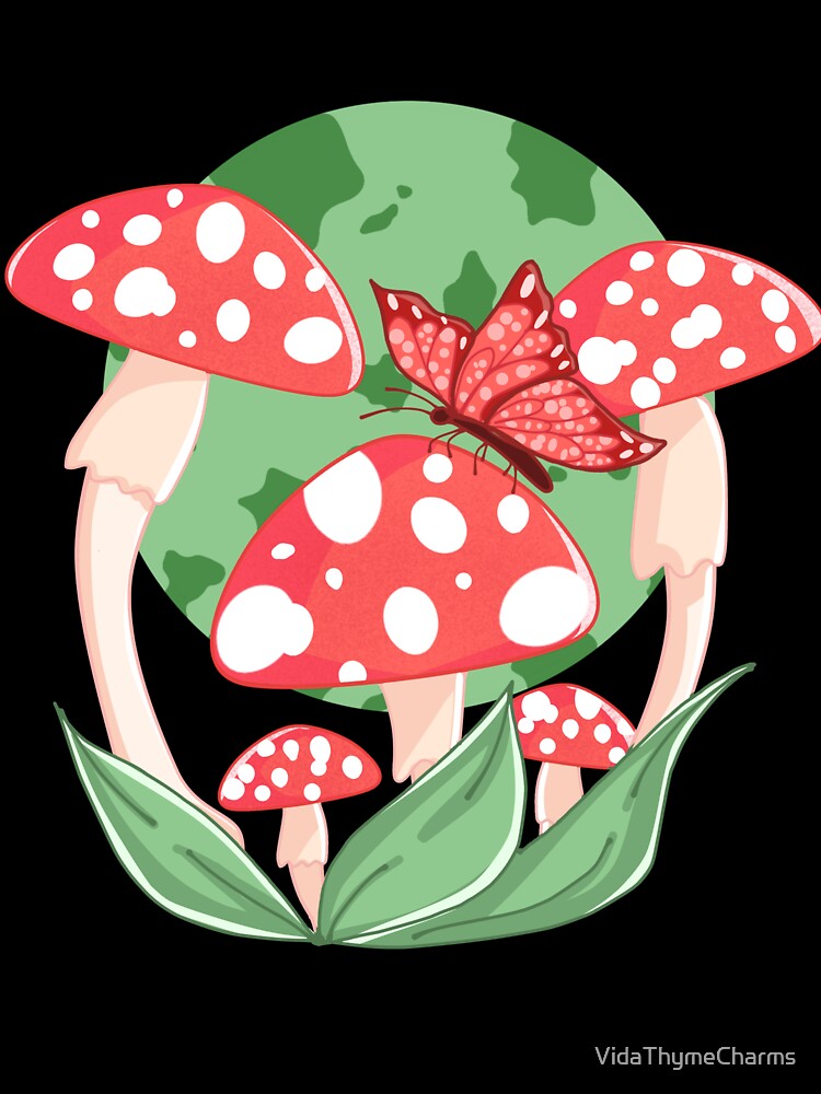 Mushroom Butterflies by VidaThymeCharms