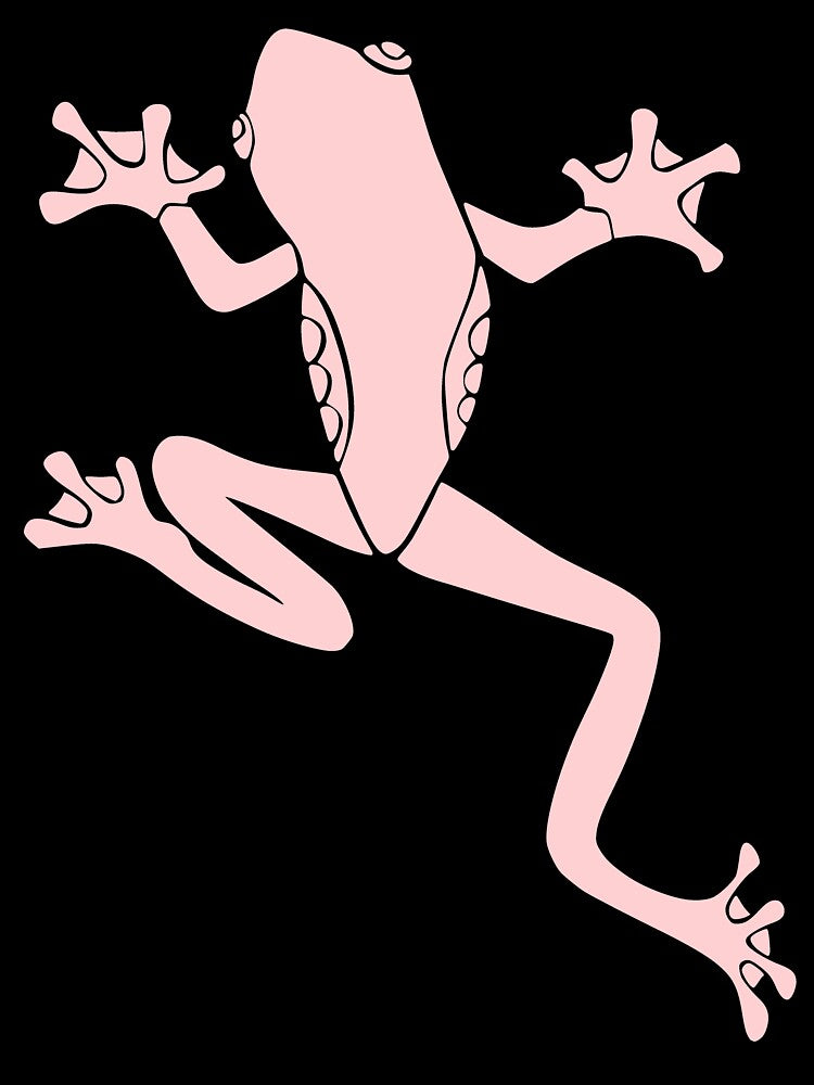 Frog Pastel Pink by 37jlee