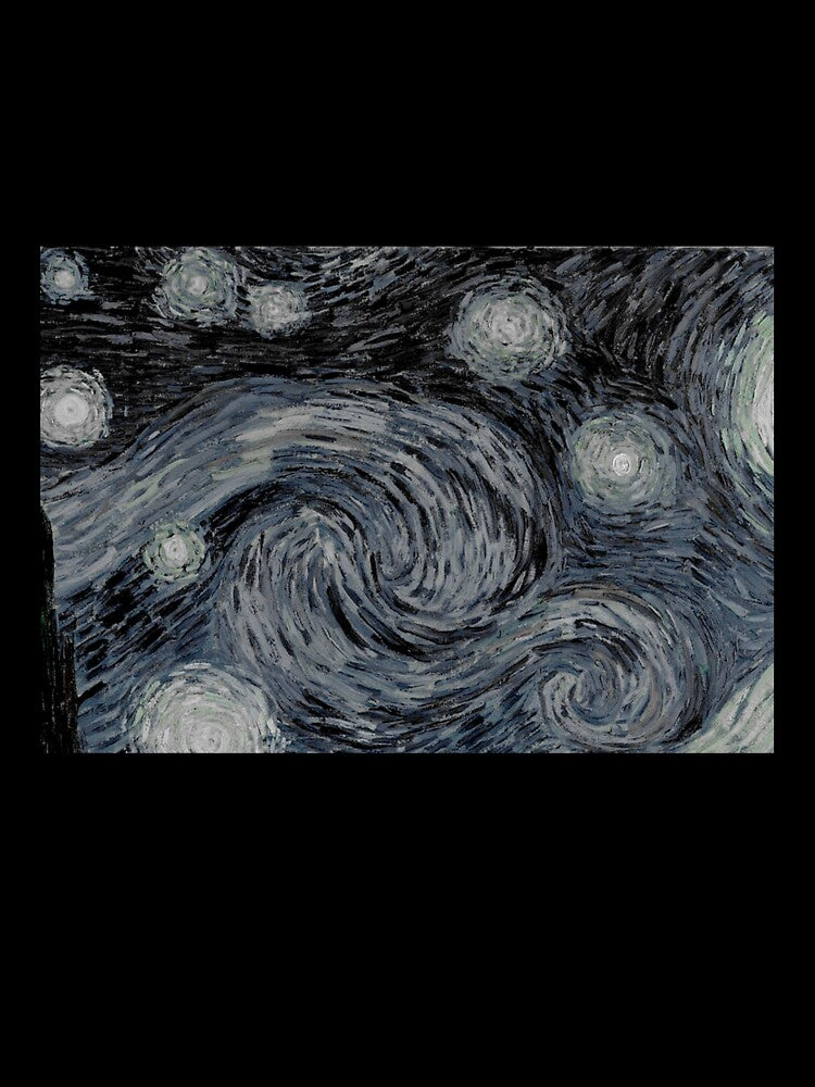 Lowkey Subtle Black Starry Night by coffeentequila