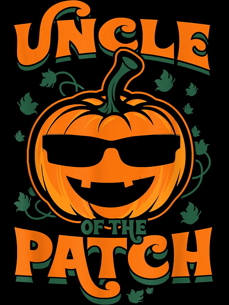 Pumpkin Uncle of the Patch Family Cute Halloween Funny Gift by MartMcconnell
