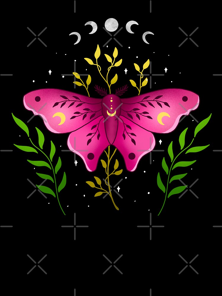 Celestial Floral Moth by ethnicdrawing