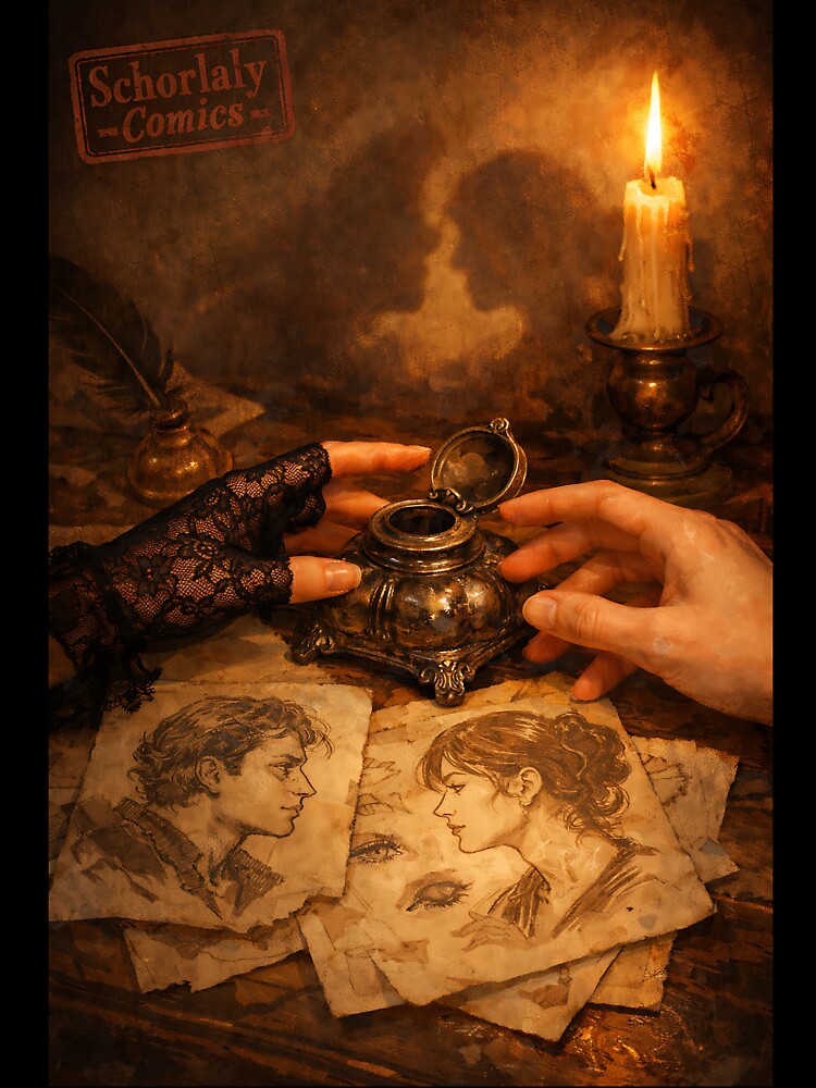 The Shared Inkwell - Romantic Dark Academia by bapupa