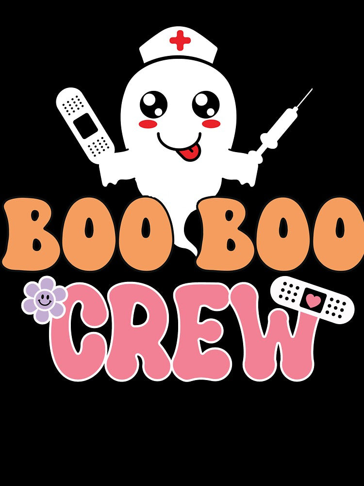 Boo Boo Crew Cute Halloween 2022 Nurse Costume Men Women by ZANNIX