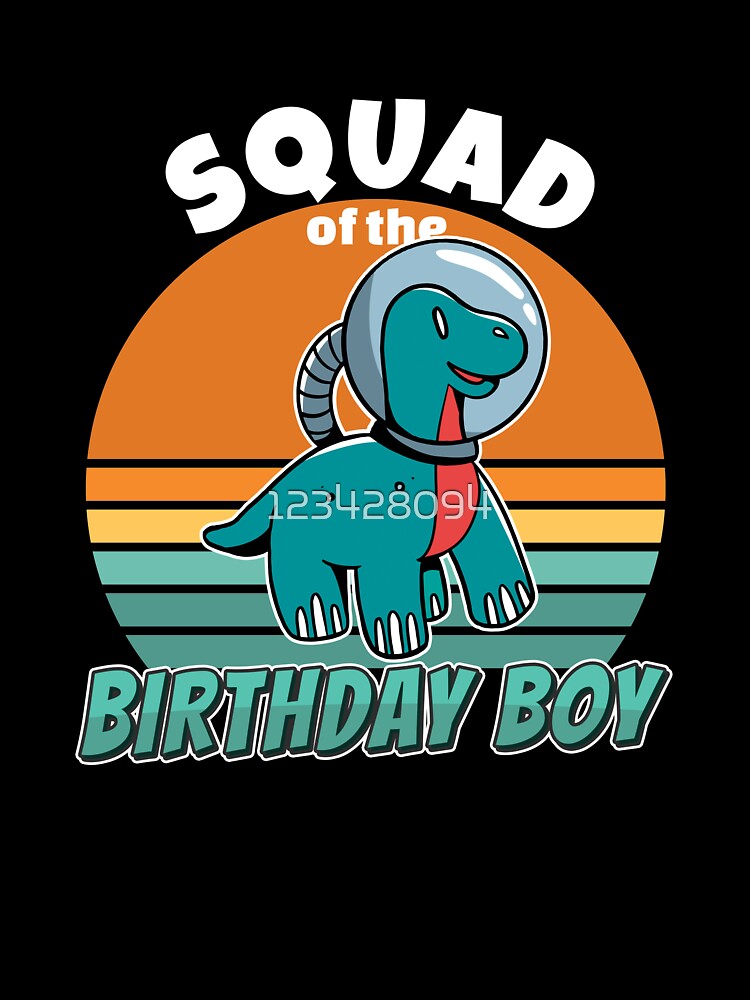 Squad of the Birthday Boy Space Party Gifts Family Matching by 123428094
