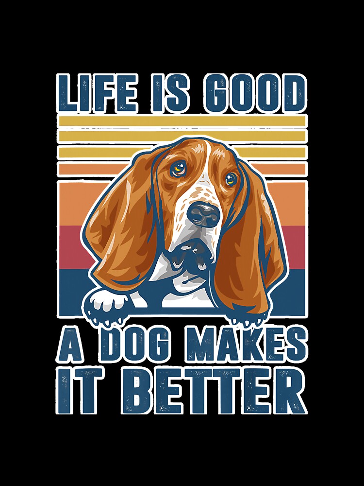 Basset Hound Dog Basset Hound Dog Dad by gonzales6422