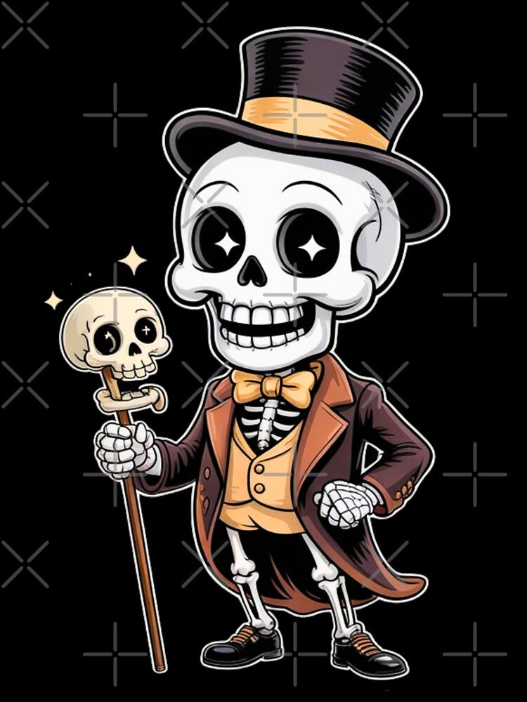 Dapper Skeleton Gentleman Halloween Costume by JerdbordinShop