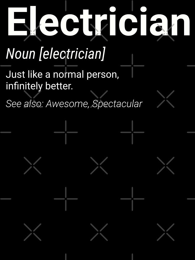 Electrician Funny Definition Gift by Kwoss