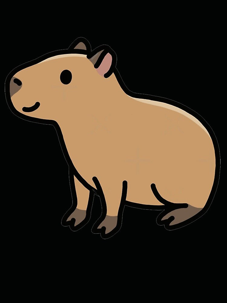Funny Capybara Art for Men Women Kids , Capybara Gift Lover by DZIRI NAJAT