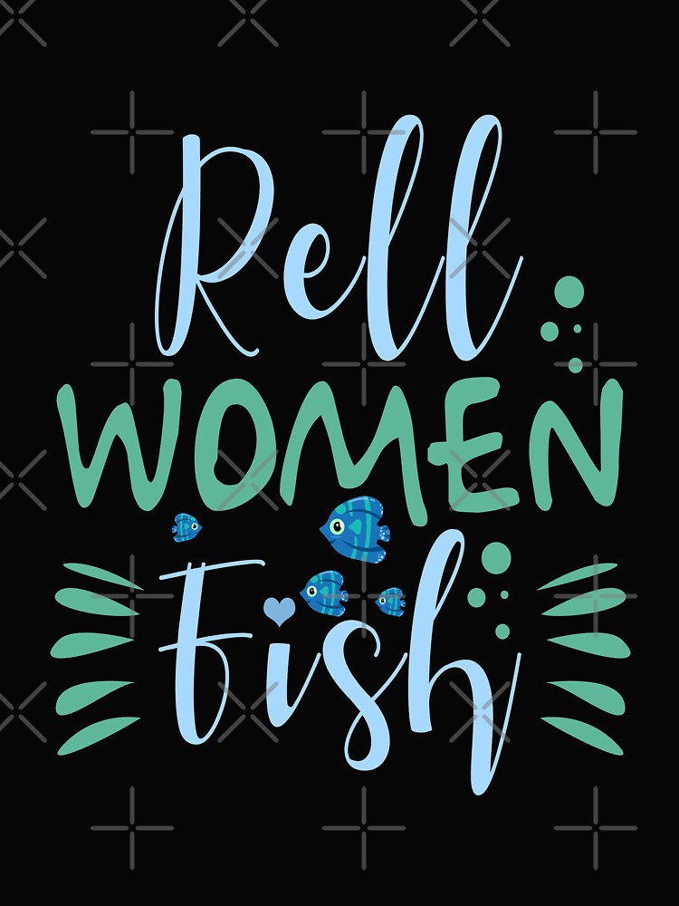 reel women fish by Space Art