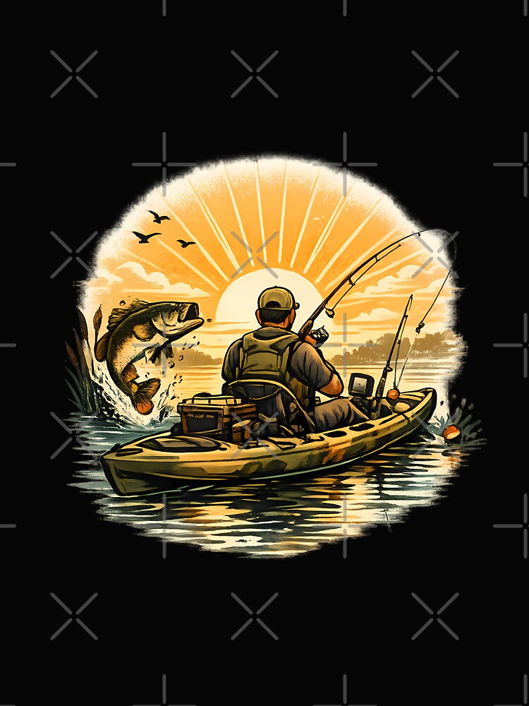 Fishing kayak at dawn by Daily Quirk