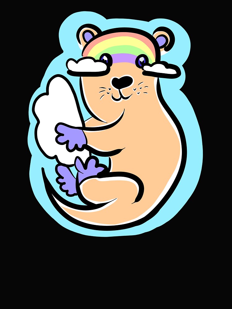 Rainbow Otter by HugSomeNettles