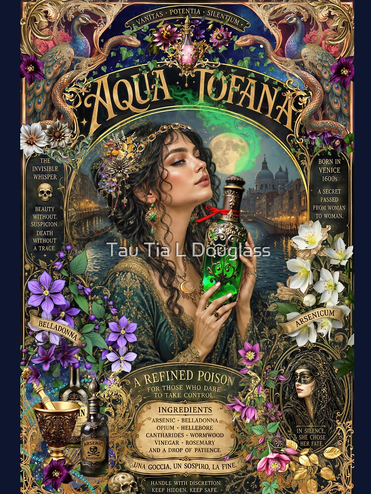Aqua Tofana Dark Academia by Tau Tia L Douglass