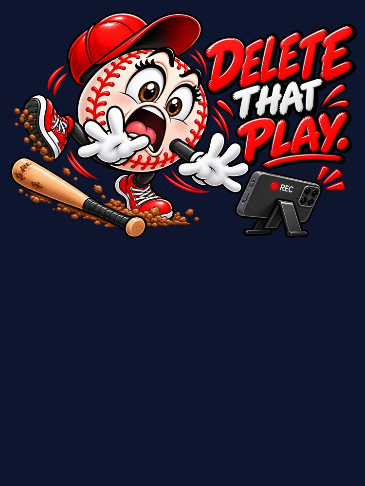 Delete That Play – Funny Baseball by HO•Designs