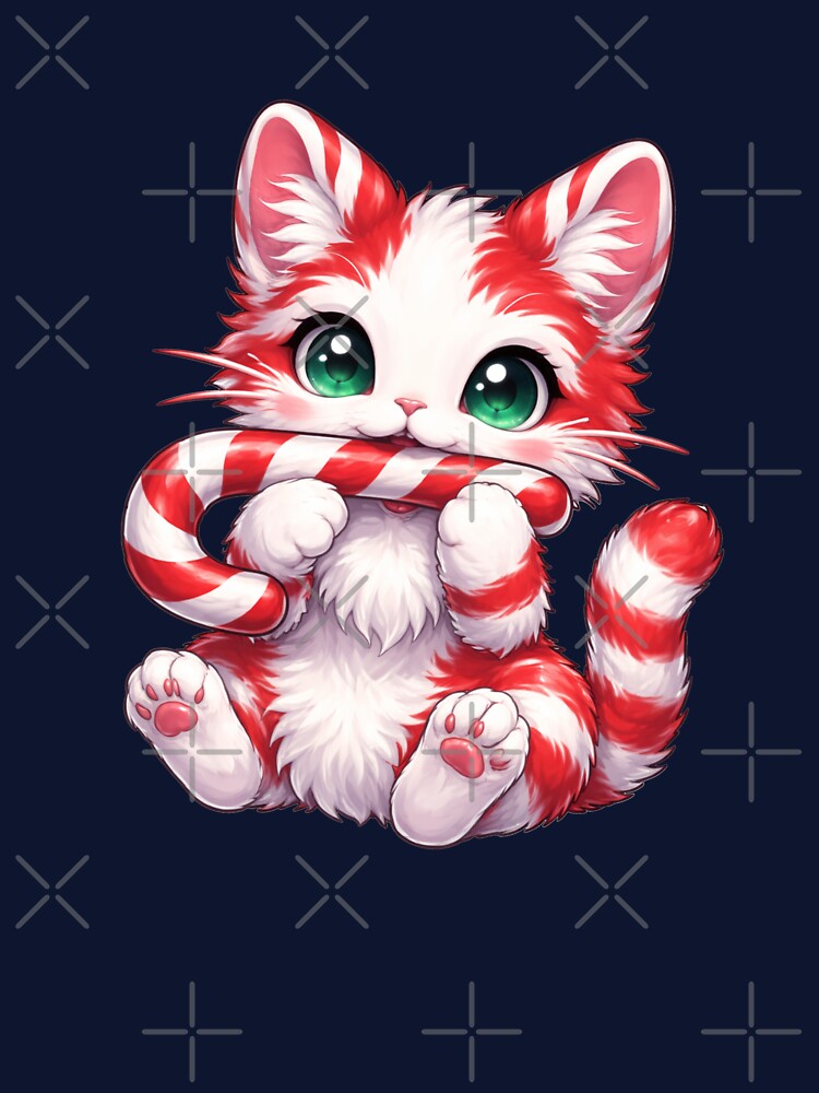 Candy Cane Cat by Shtex