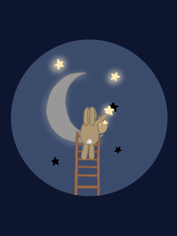 bunny collecting stars by laurenhydde