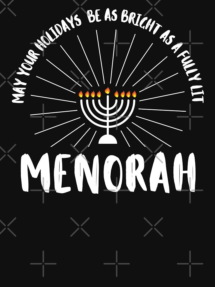 may your holidays be as bright as a fully lit menorah funny hanukkah 2021 by happinestSHOP