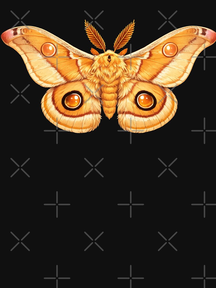 Emperor Gum Moth Opodiphthera eucalypti Anime Style by Harpagann