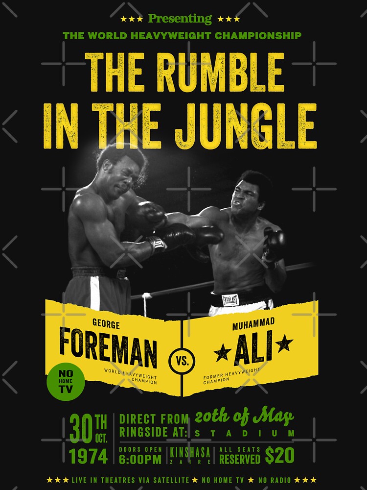 Ali vs Foreman Rumble in the Jungle by TeeMonsters