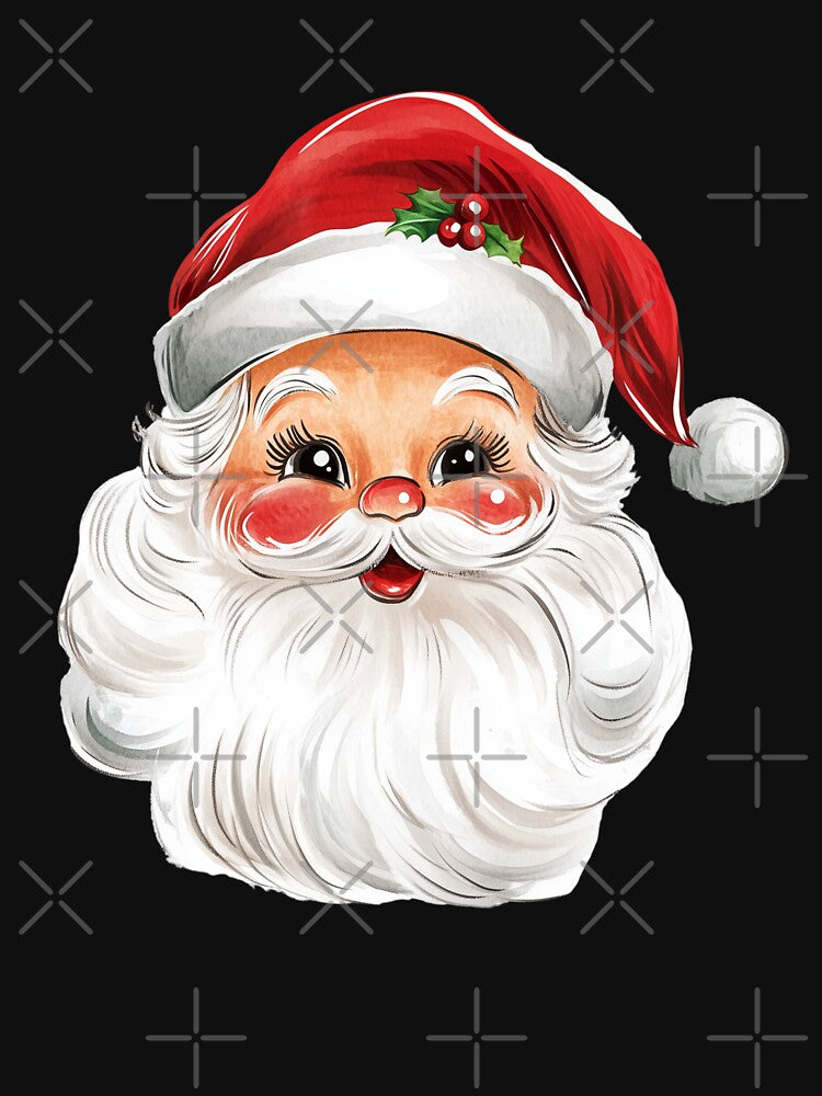 Cute Vintage Santa by Inspired Life Creative