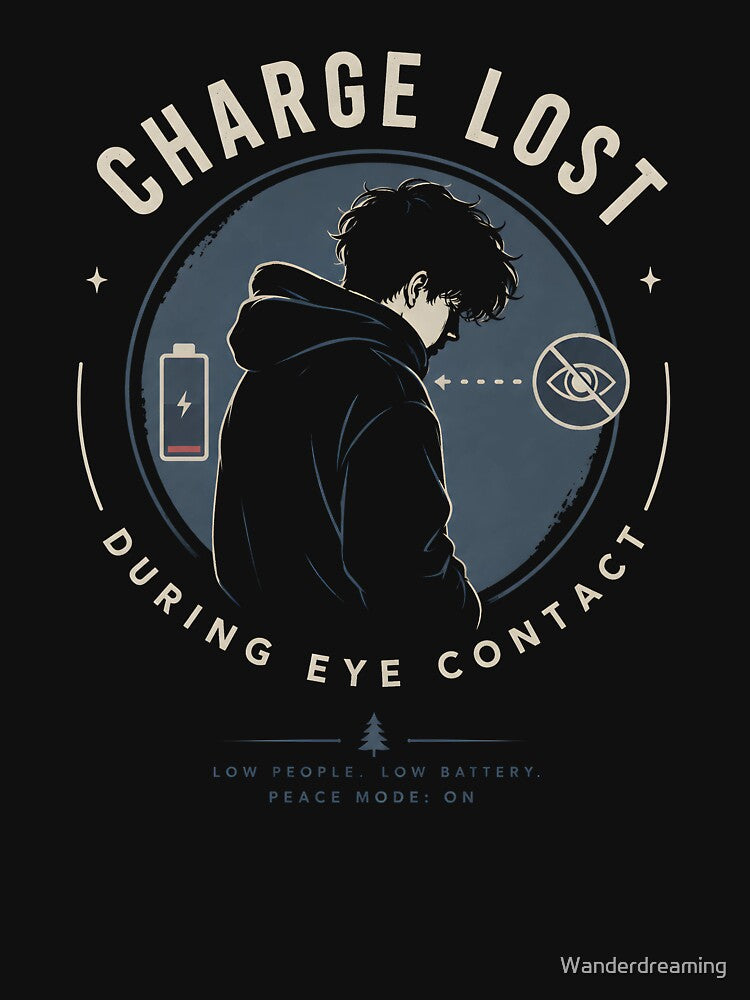 Introvert Anxiety - Charge Lost by Wanderdreaming