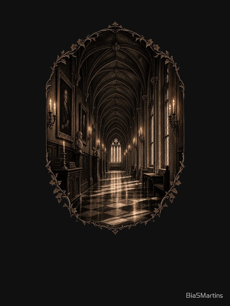 Gothic corridor by BiaSMartins