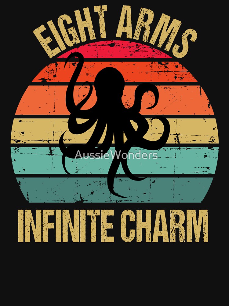 Retro Sunset Octopus | Octopus Vintage Retro Sunset | Octopus Retro Sunset | Octopus | Octopus Sunset | Retro Octopus by AussieWonders